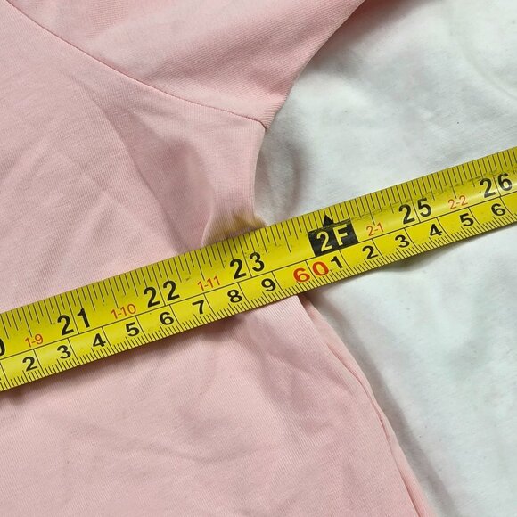 Dime Industries Womens 3XL Pink Crewneck T-Shirt Logo Graphic Lightweight Casual - Picture 9 of 11